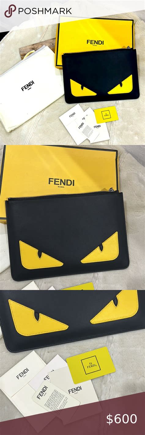 fendi monster pouch 2015|fendi monster On Sale .